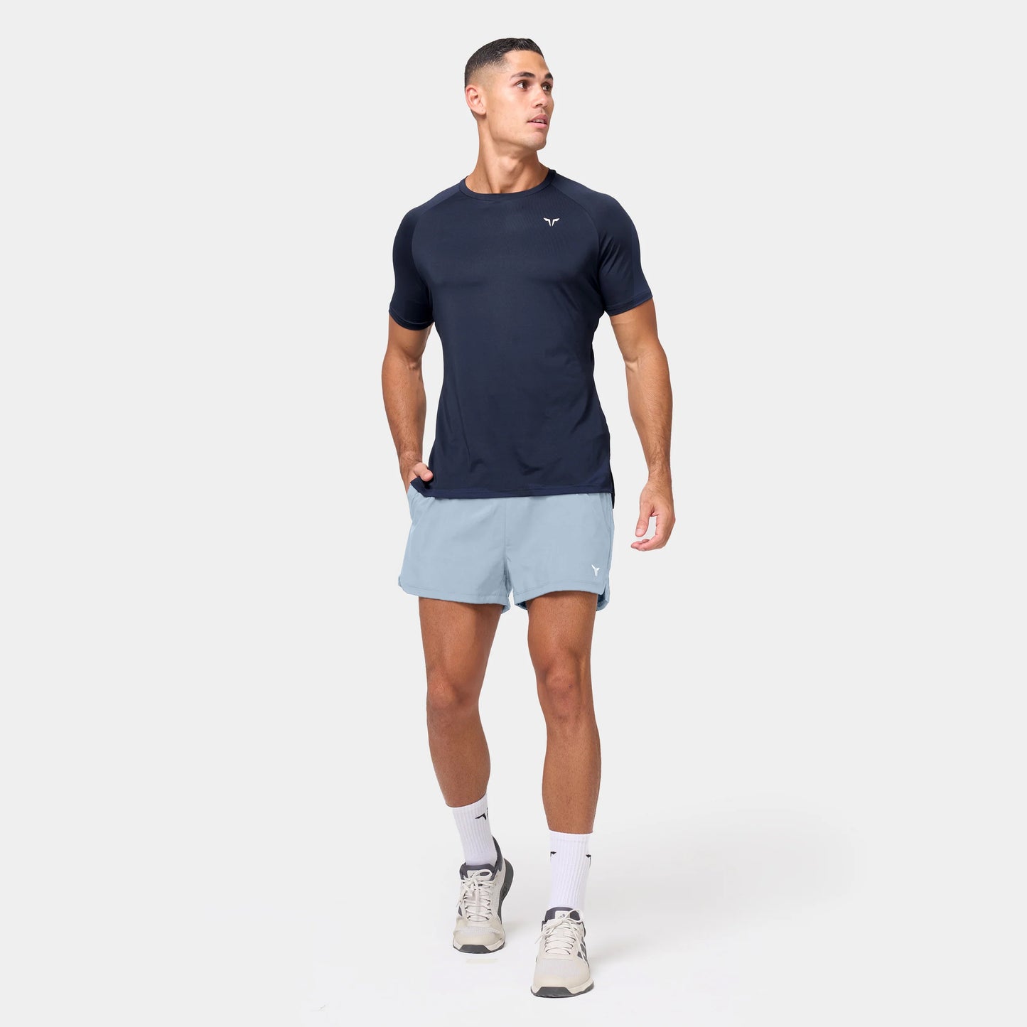 Foundation 3" Shorts - Dusty Blue