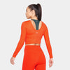 Warrior Crop Top 3.0 - Orange.Com & Poinciana Print