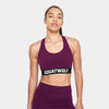 Wordmark Racer Back Bra - Pickled Beet