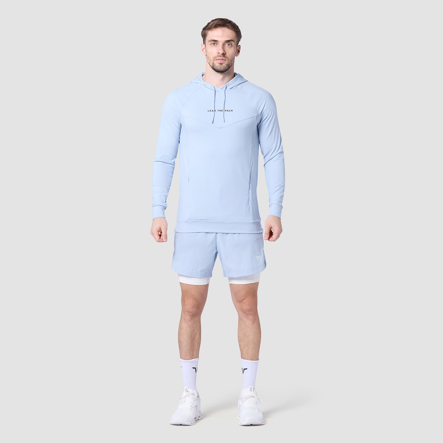 شورت ليميتليس 2 في 1 بطول 7 انش - أزرق سماوي