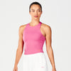 Core Muscle Back Tank - Pearl White