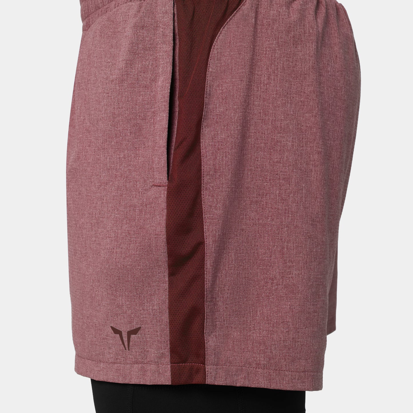 Mesh 2-In-1 5" Shorts - Tawny Port Marl