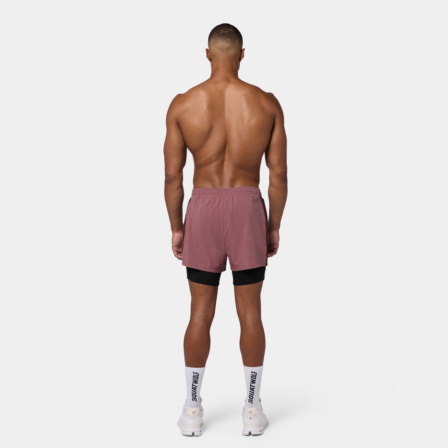 Mesh 2-In-1 5" Shorts - Tawny Port Marl