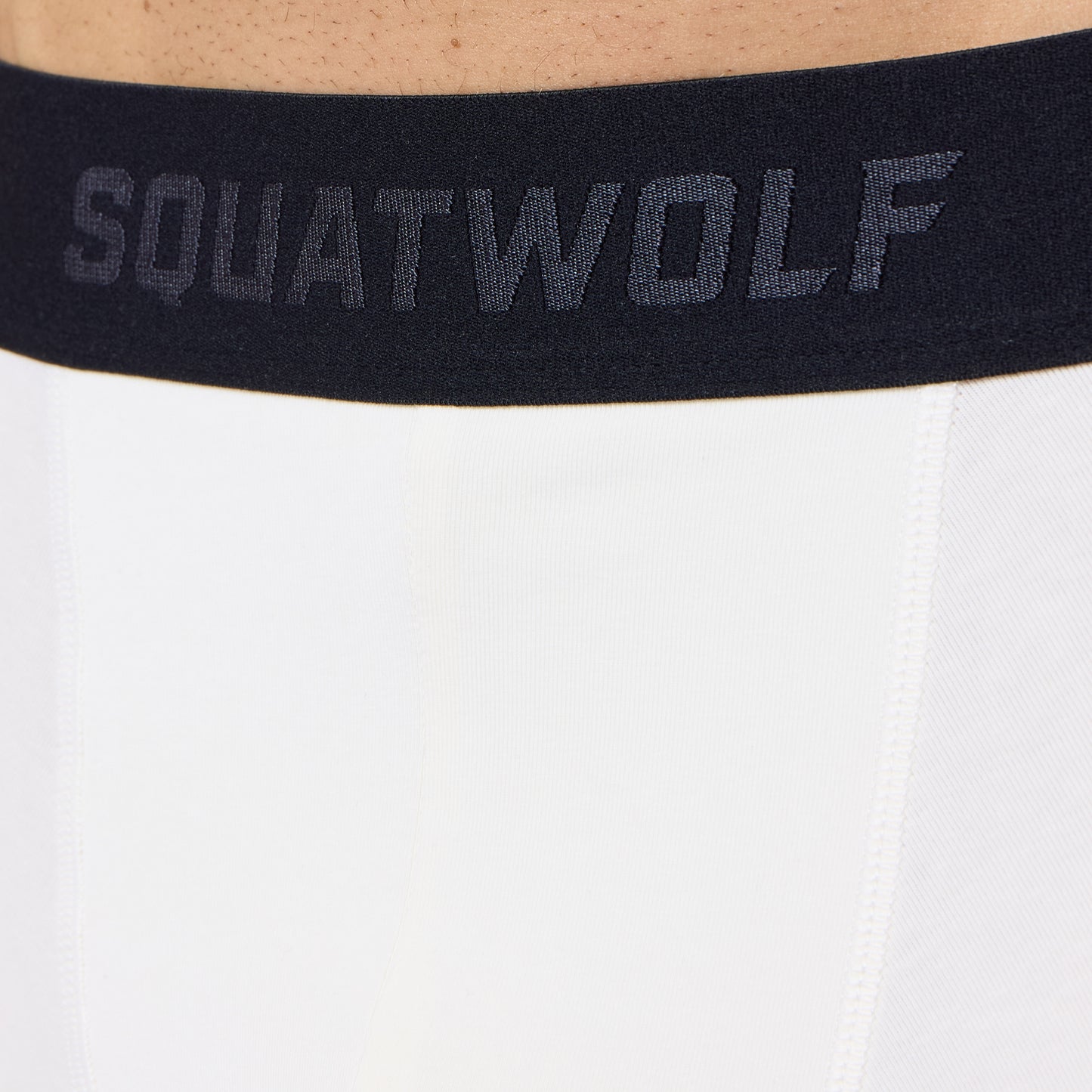 5" Cotton Boxer Trunks 3 Pack - Pearl White, Light Grey Marl & Black