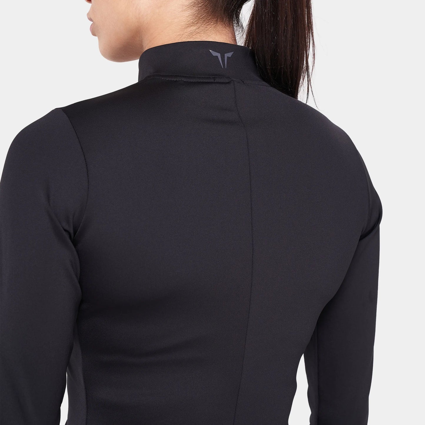 Core Zip Up Track Top - Black