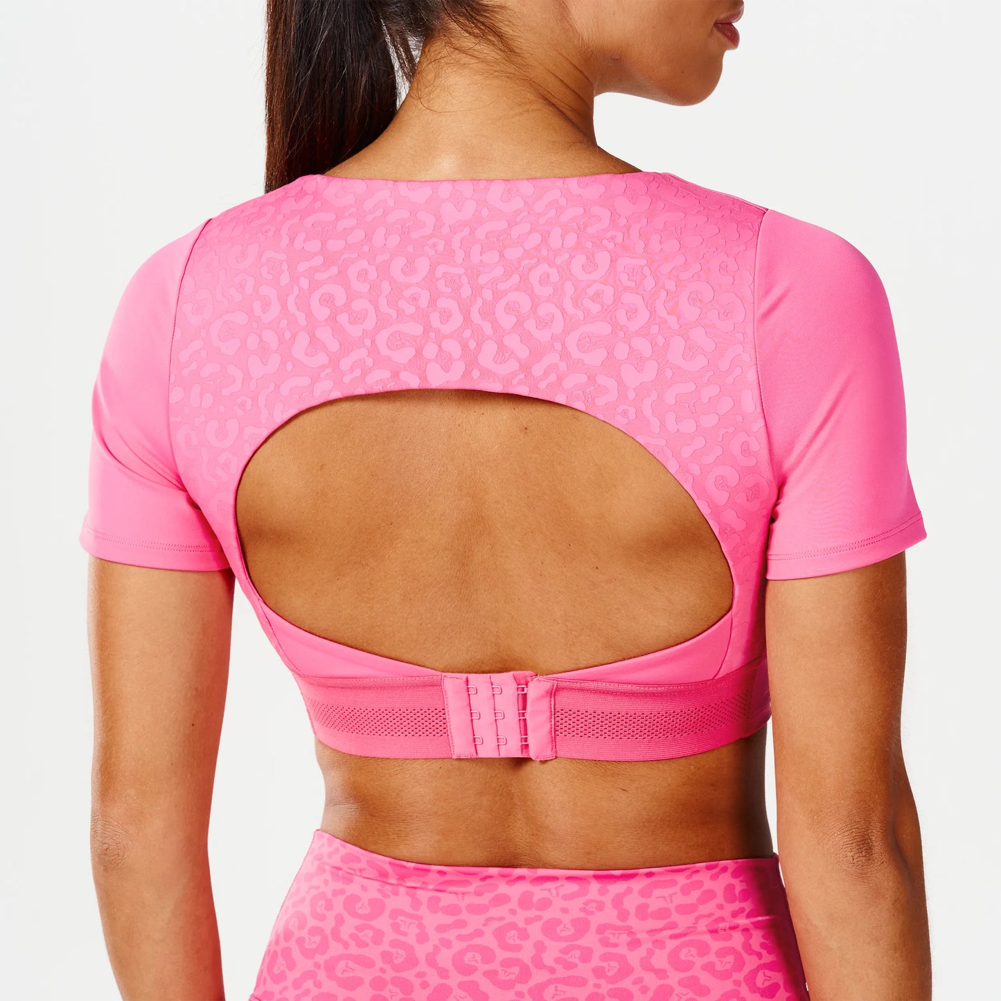 High Impact Built-In Bra Top - Hot Pink