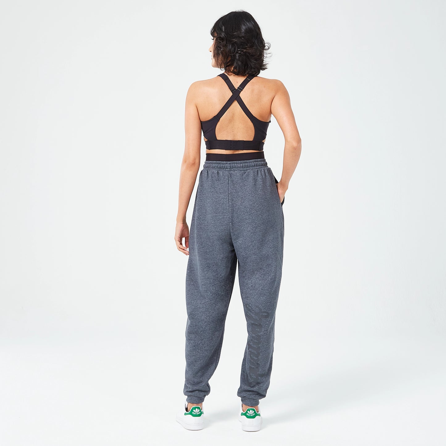Retrograde Plush Joggers - Black Marl