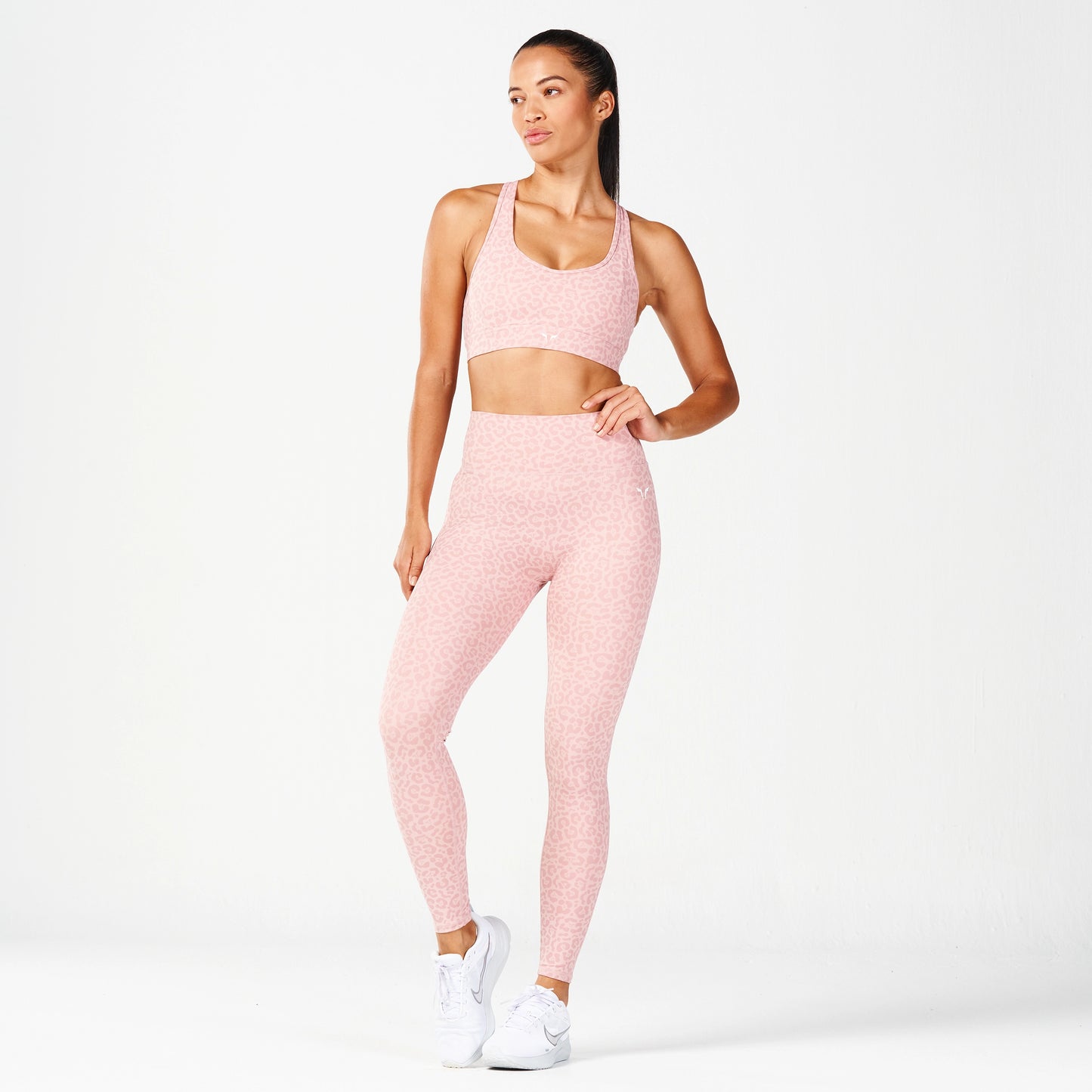 Core Elevate Bra - Pale Mauve Print