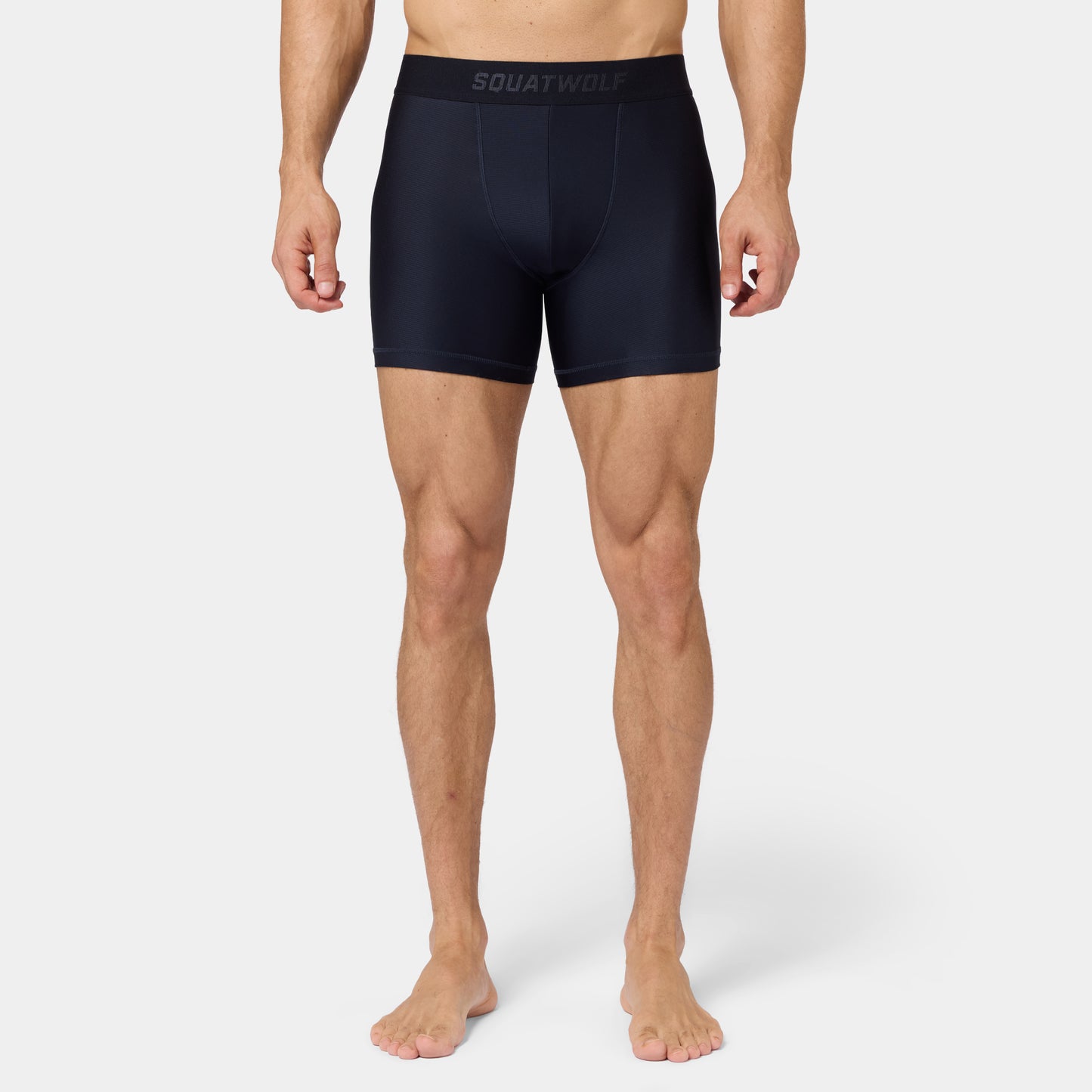 5" Performance Boxer Trunks 3 Pack - Clematis Blue, Light Grey Marl & Black