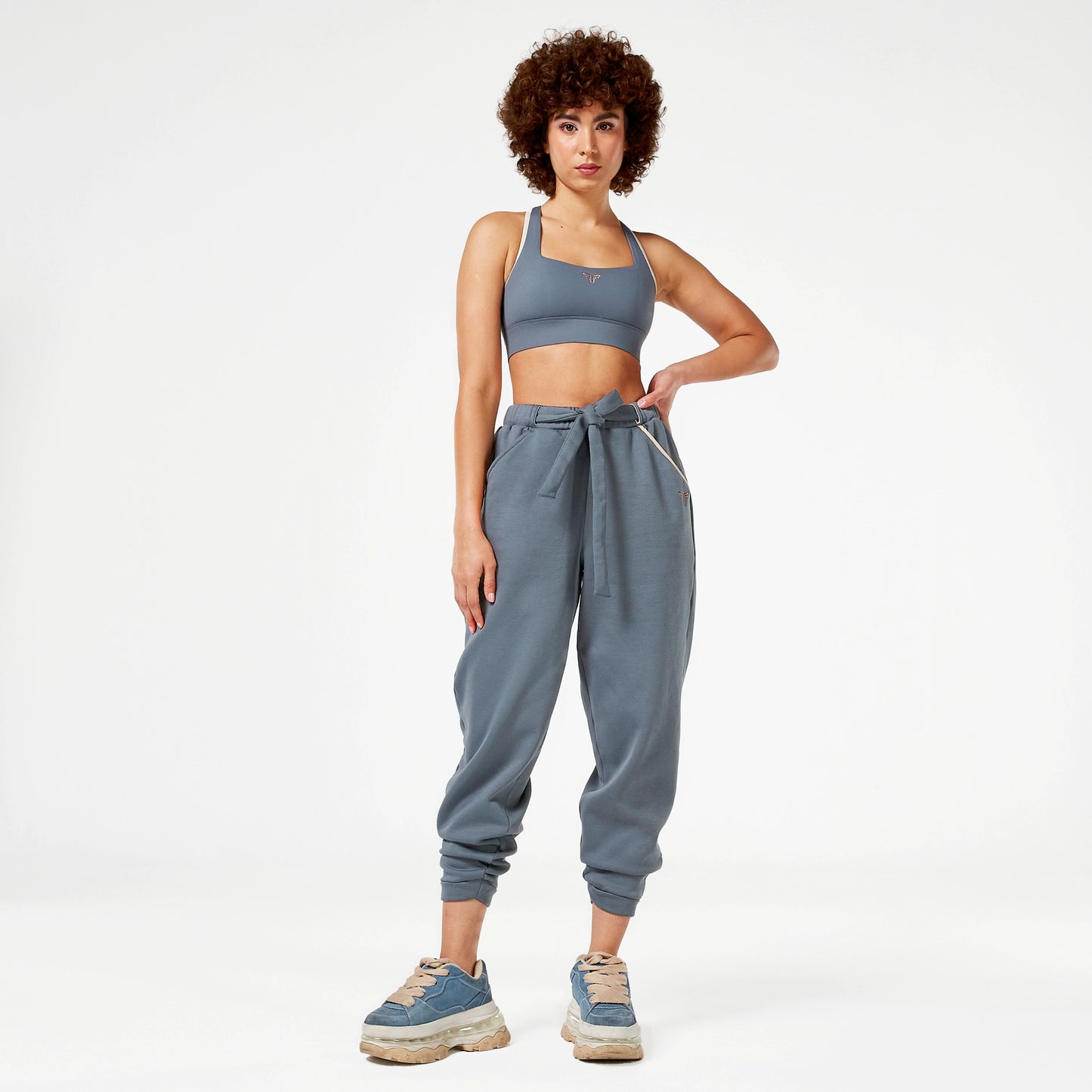 حمالة صدر ريتروجرايد كريس كروس - رمادي غامق