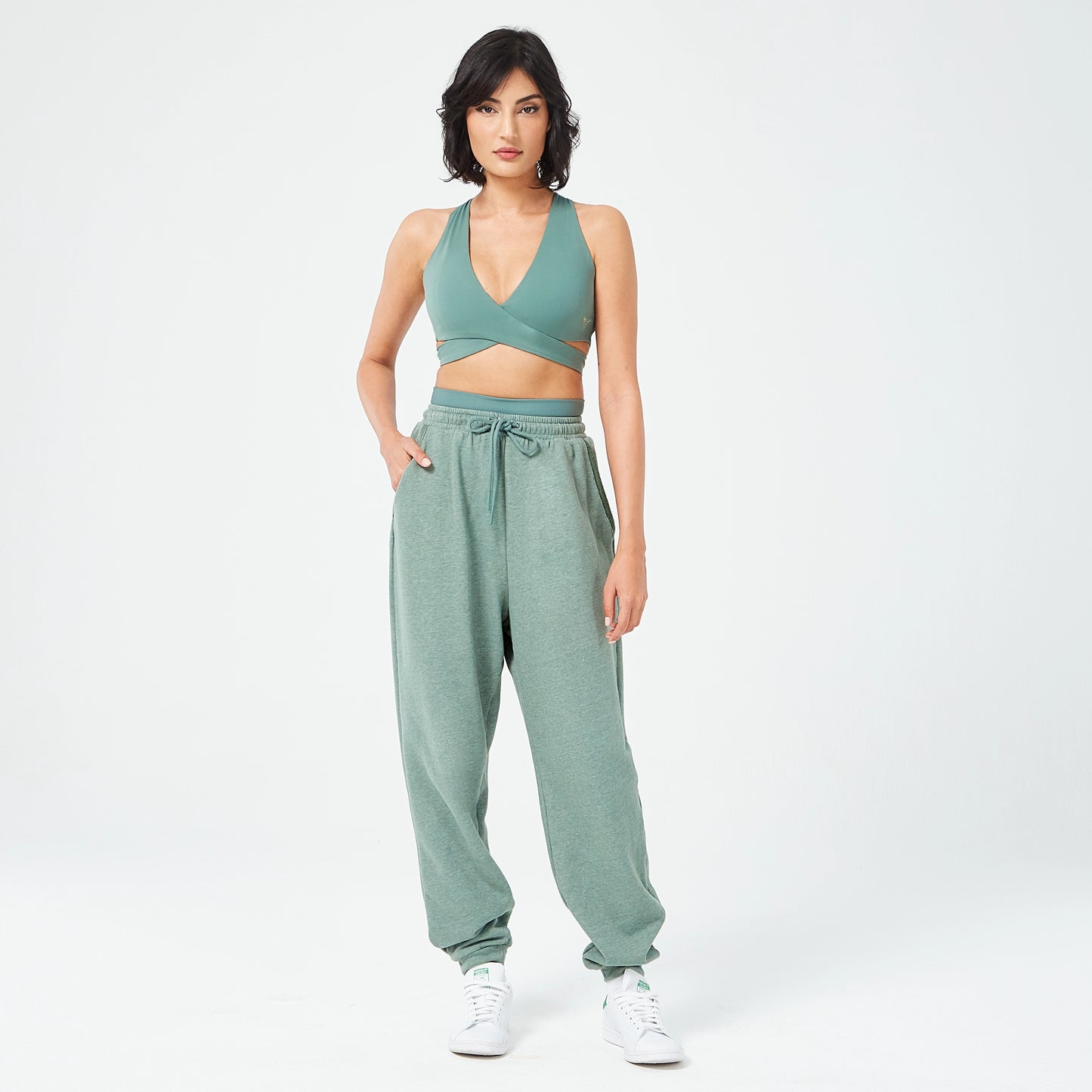 Retrograde Plush Joggers - Dark Forest Marl