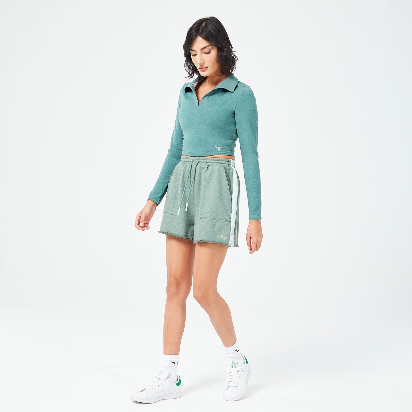 Retrograde Plush 3" Shorts - Dark Forest Marl