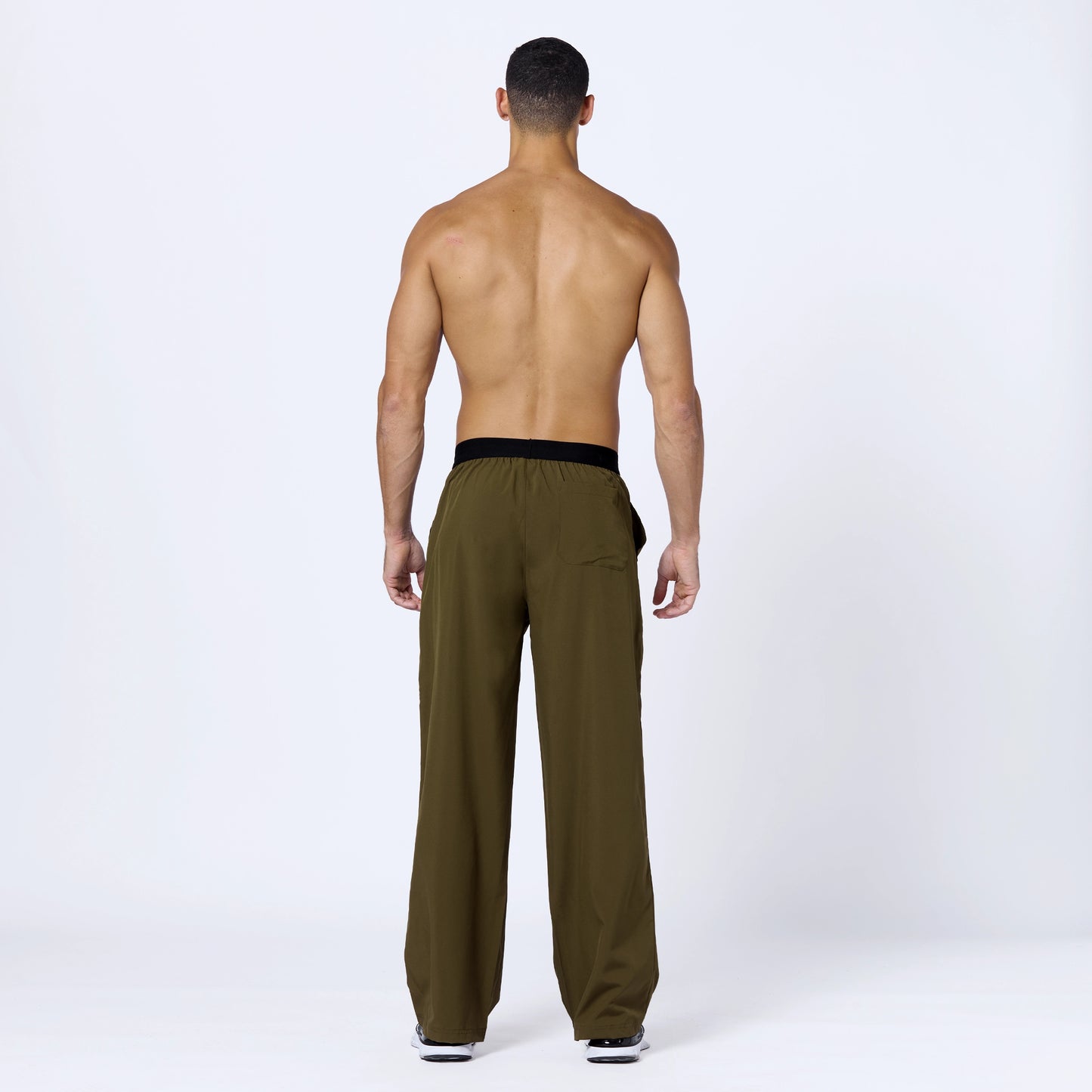 Woven Stretch Joggers - Dark Olive