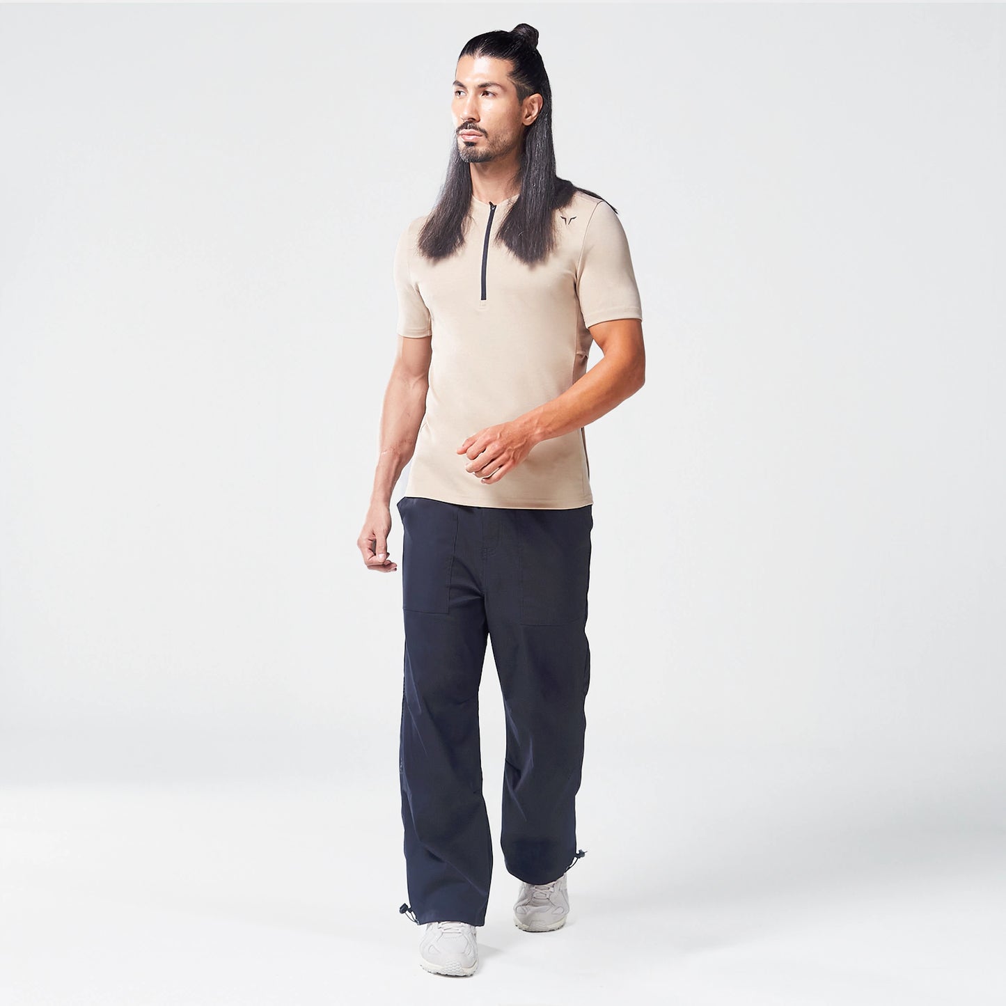 Code Zipped Urban T-shirt - Cobblestone