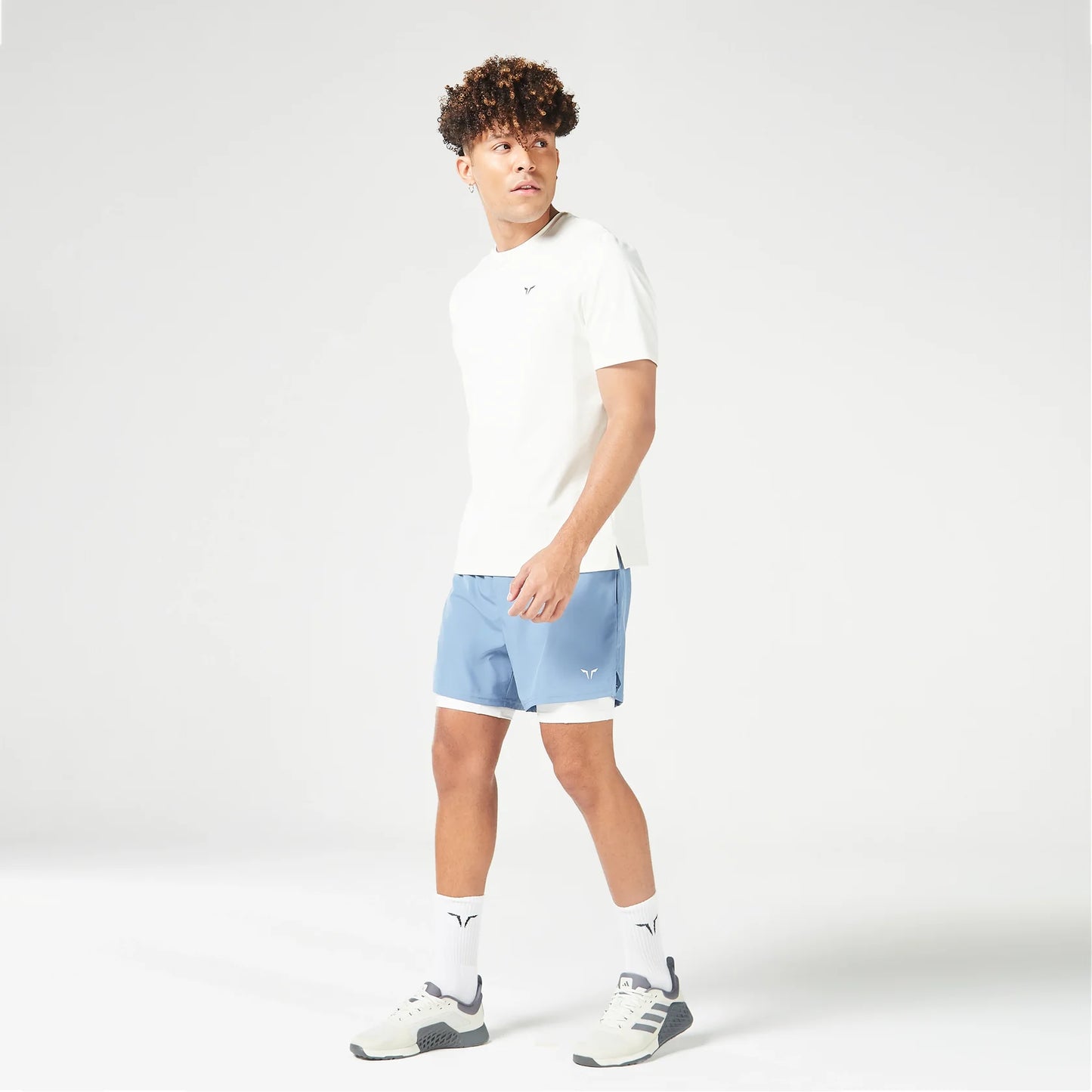  تيشرت ايسينشال جيم -  أبيض لؤلؤي