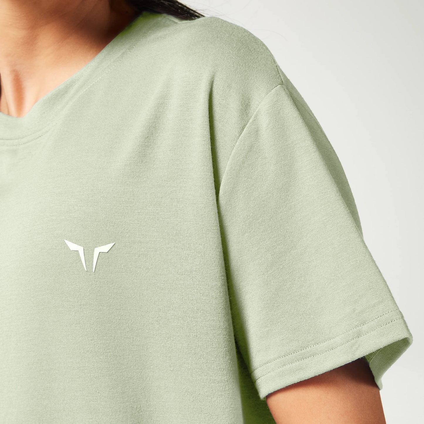 Essential Longline Oversized T-shirt - Desert Sage