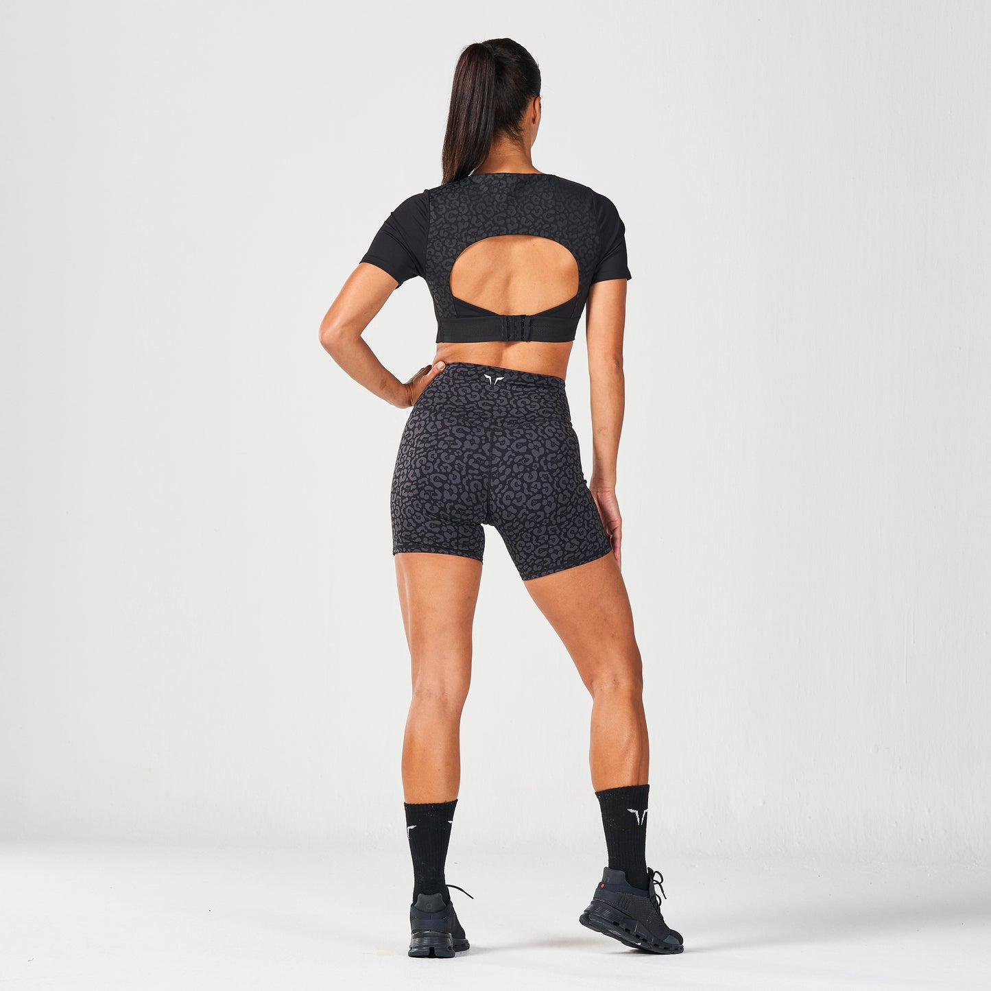 High Impact Built-In Bra Top - Black