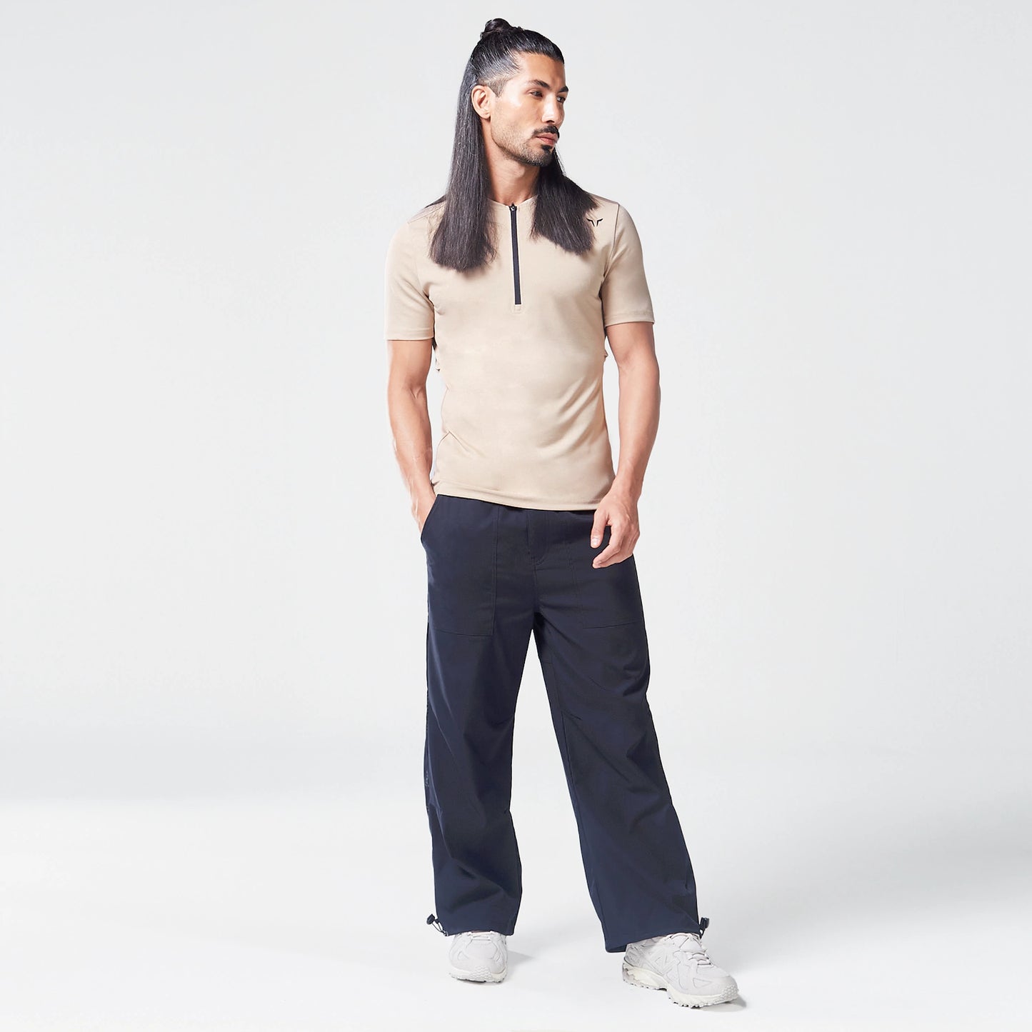 Code Zipped Urban T-shirt - Cobblestone