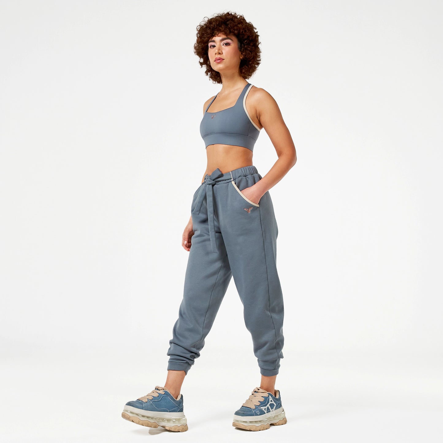 حمالة صدر ريتروجرايد كريس كروس - رمادي غامق