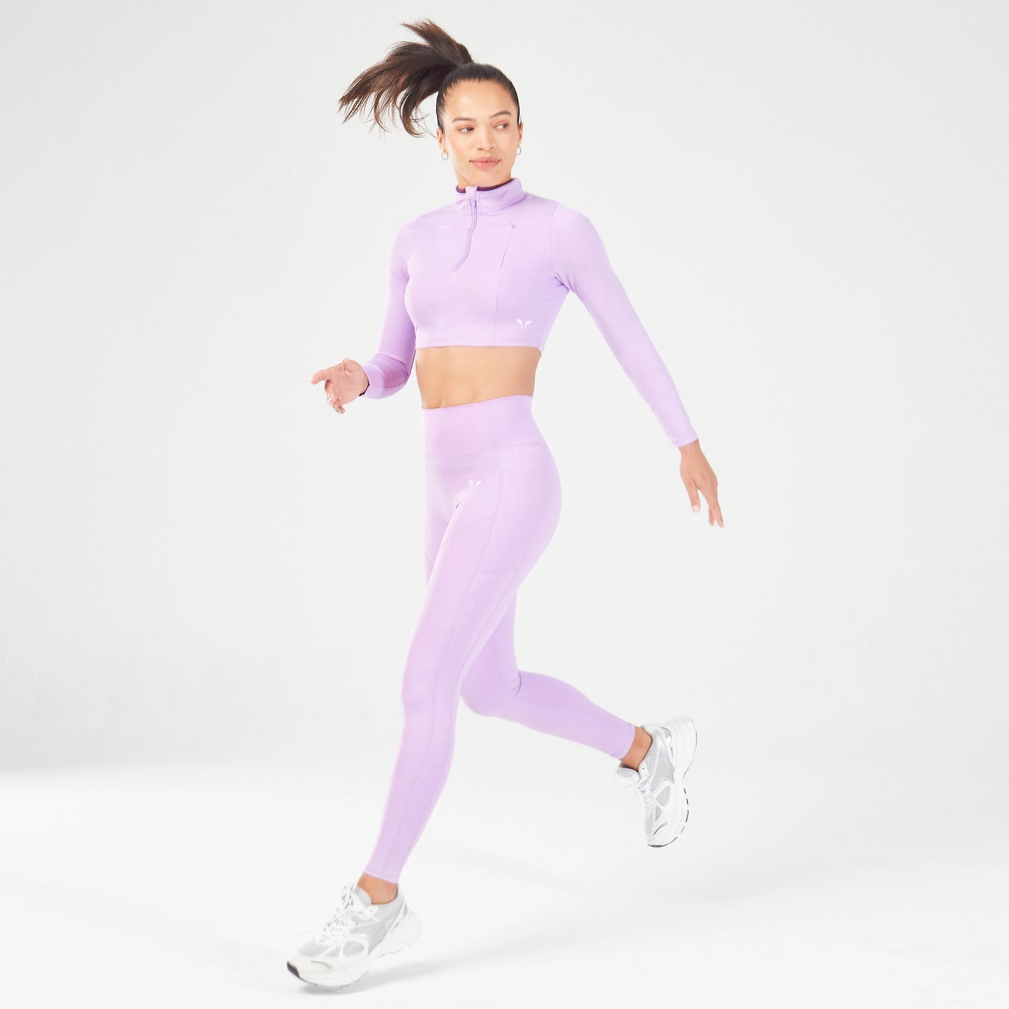 squatwolf-workout-clothes-qtr-zip-serpent-top-purple-rose-gym-t-shirts-for-women