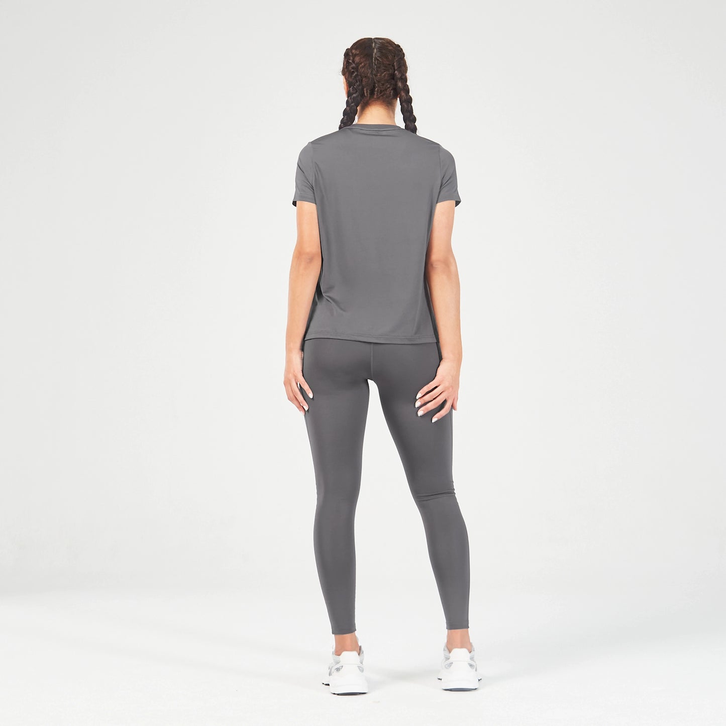 Essential V-Neck T-shirt - Asphalt