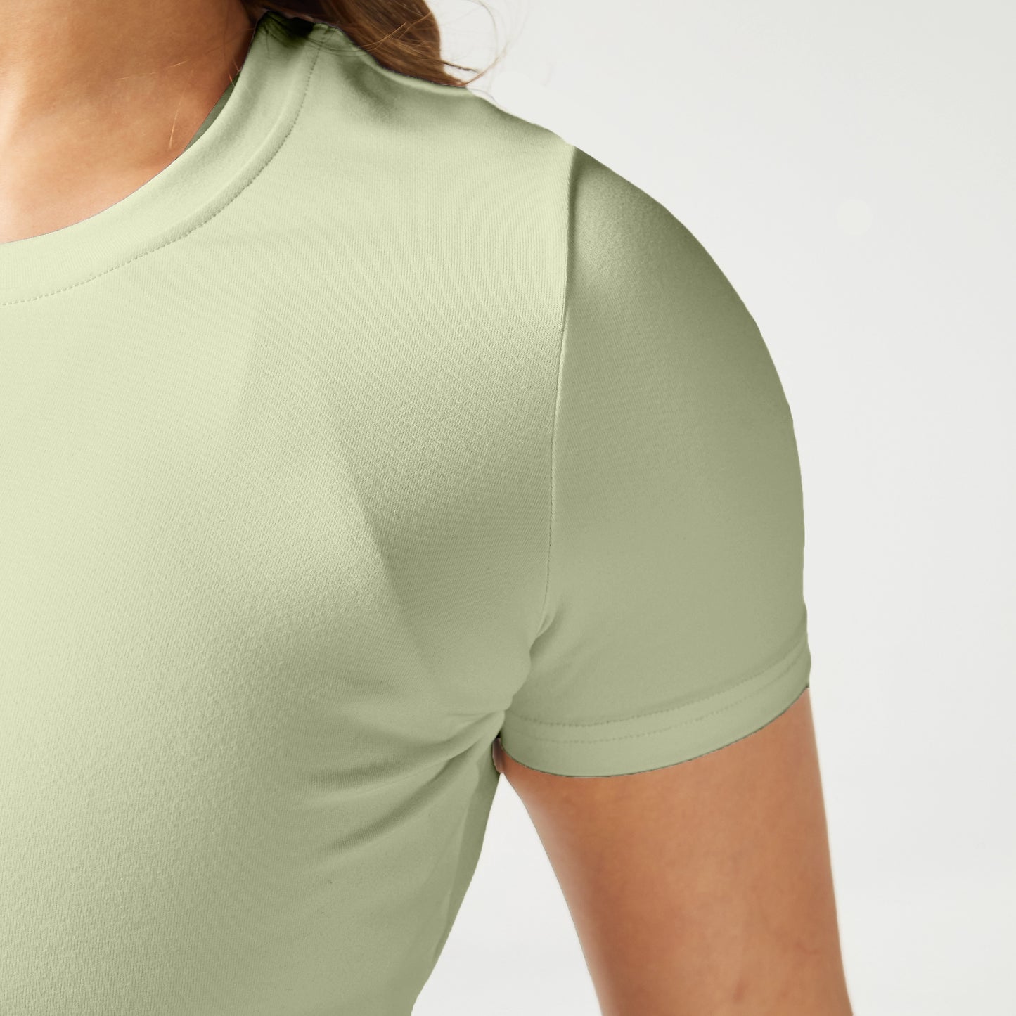 Essential Cropped T-shirt - Desert Sage