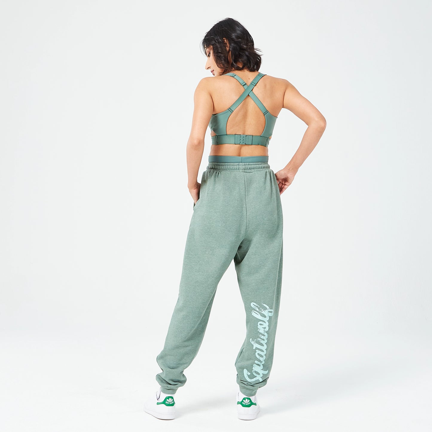 Retrograde Plush Joggers - Dark Forest Marl