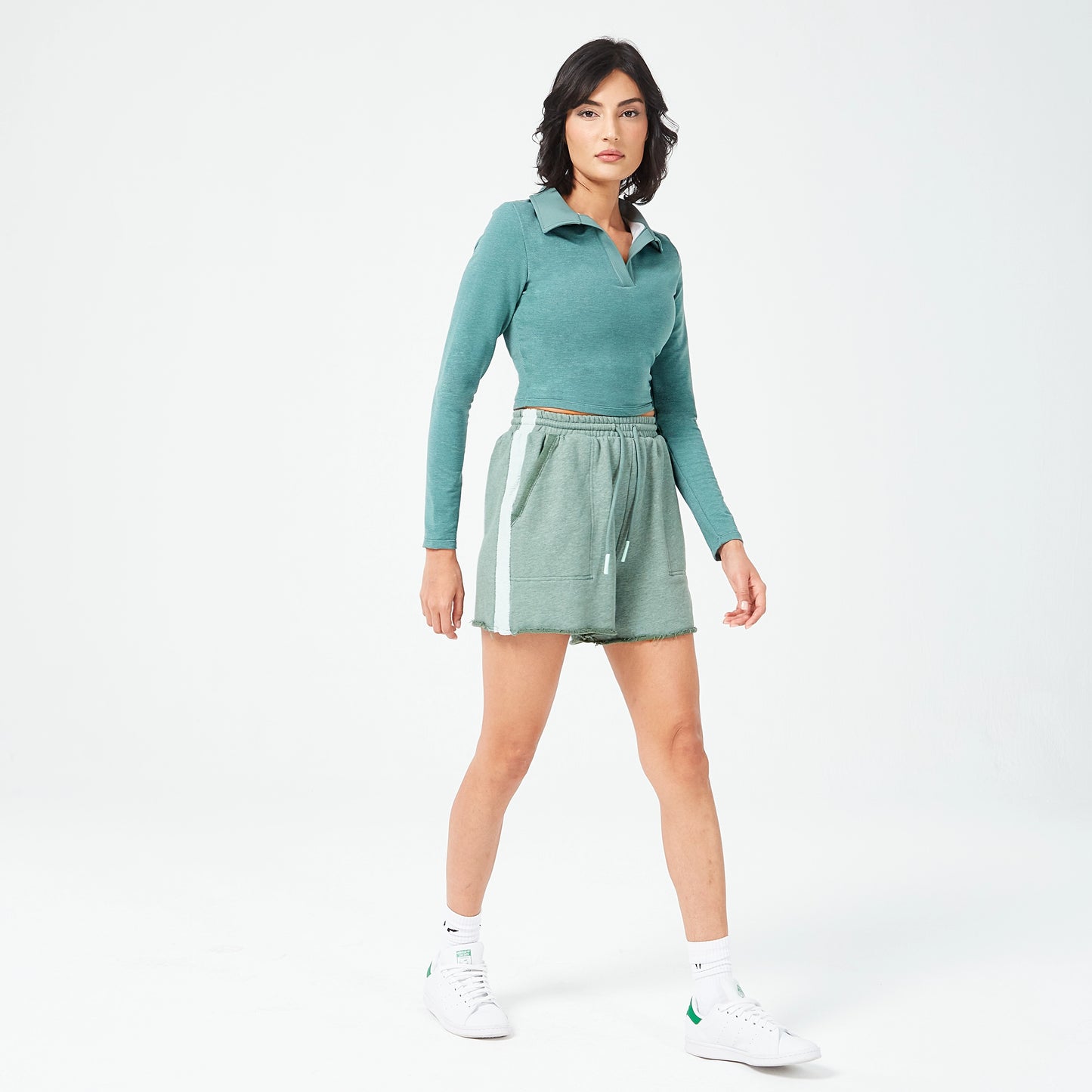 Retrograde Plush 3" Shorts - Dark Forest Marl