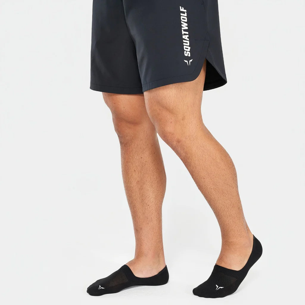 مجموعة جوارب مخفية- 3 قطع - أسود