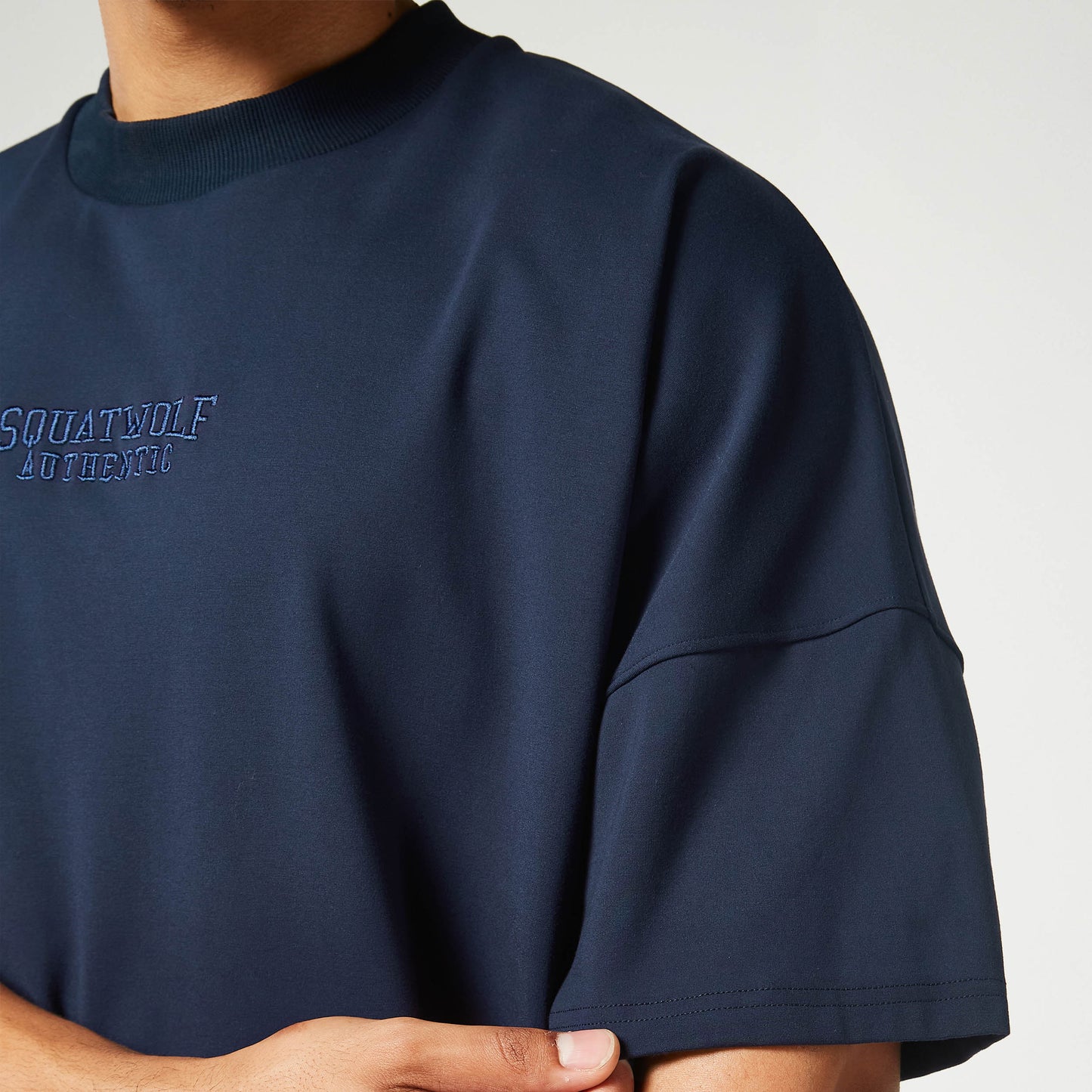 Golden Era Authentic Oversized T-shirt Navy Logo Edition - Navy