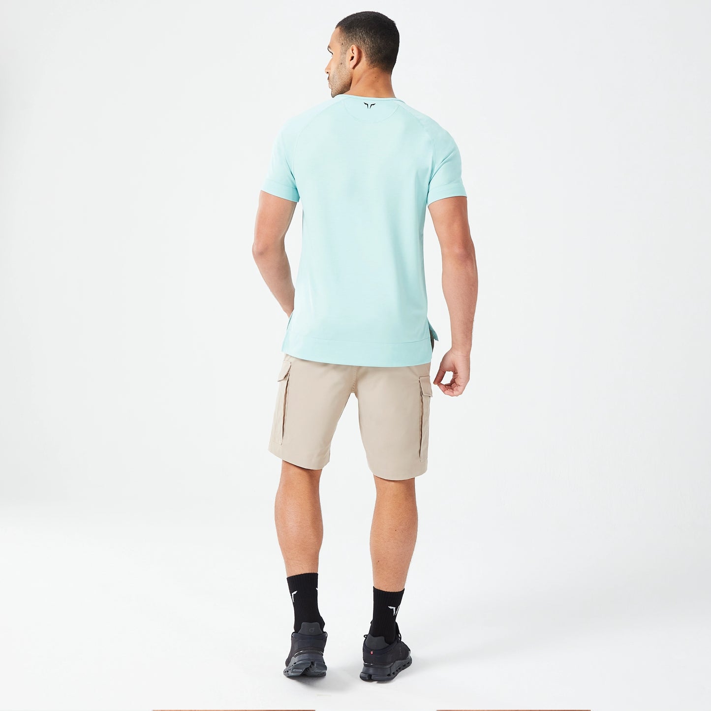 Code Henley T-shirt - Canal Blue