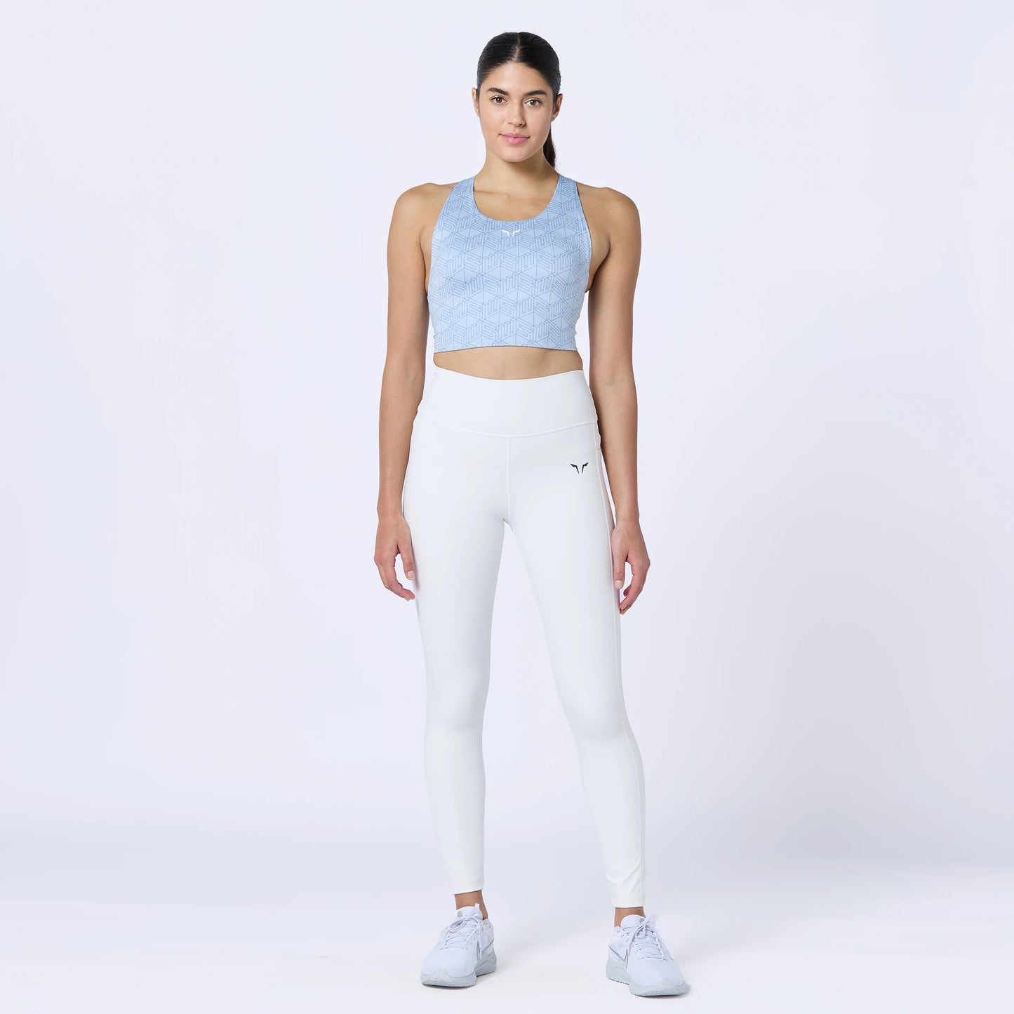 Essential Double Layered Leggings 27" - Pearl White