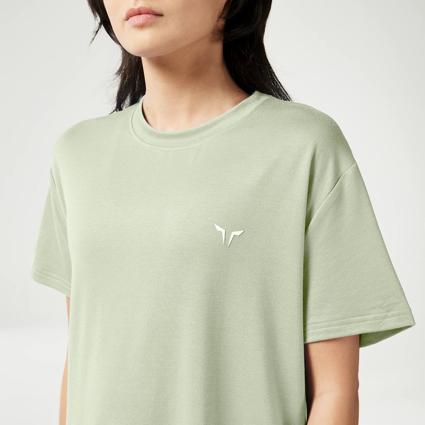 Essential Longline Oversized T-shirt - Desert Sage