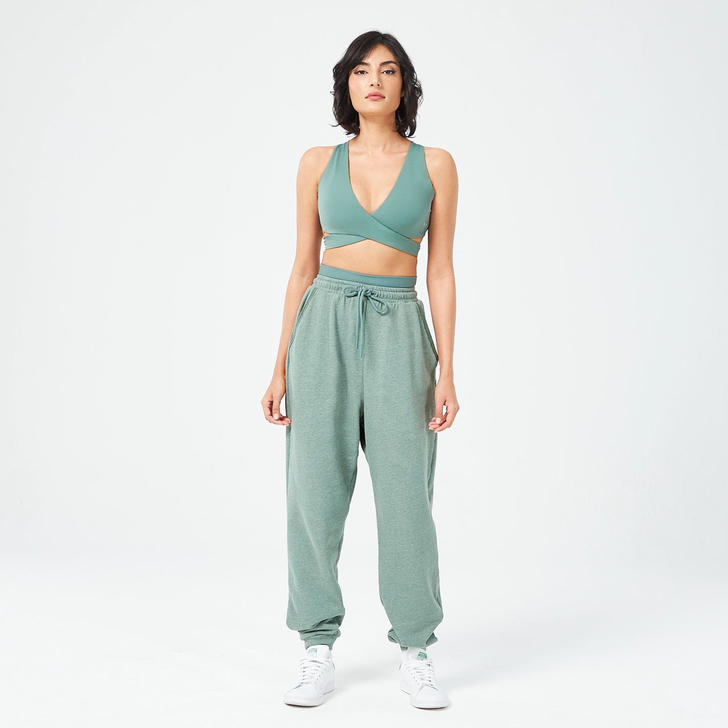 Retrograde Plush Joggers - Dark Forest Marl