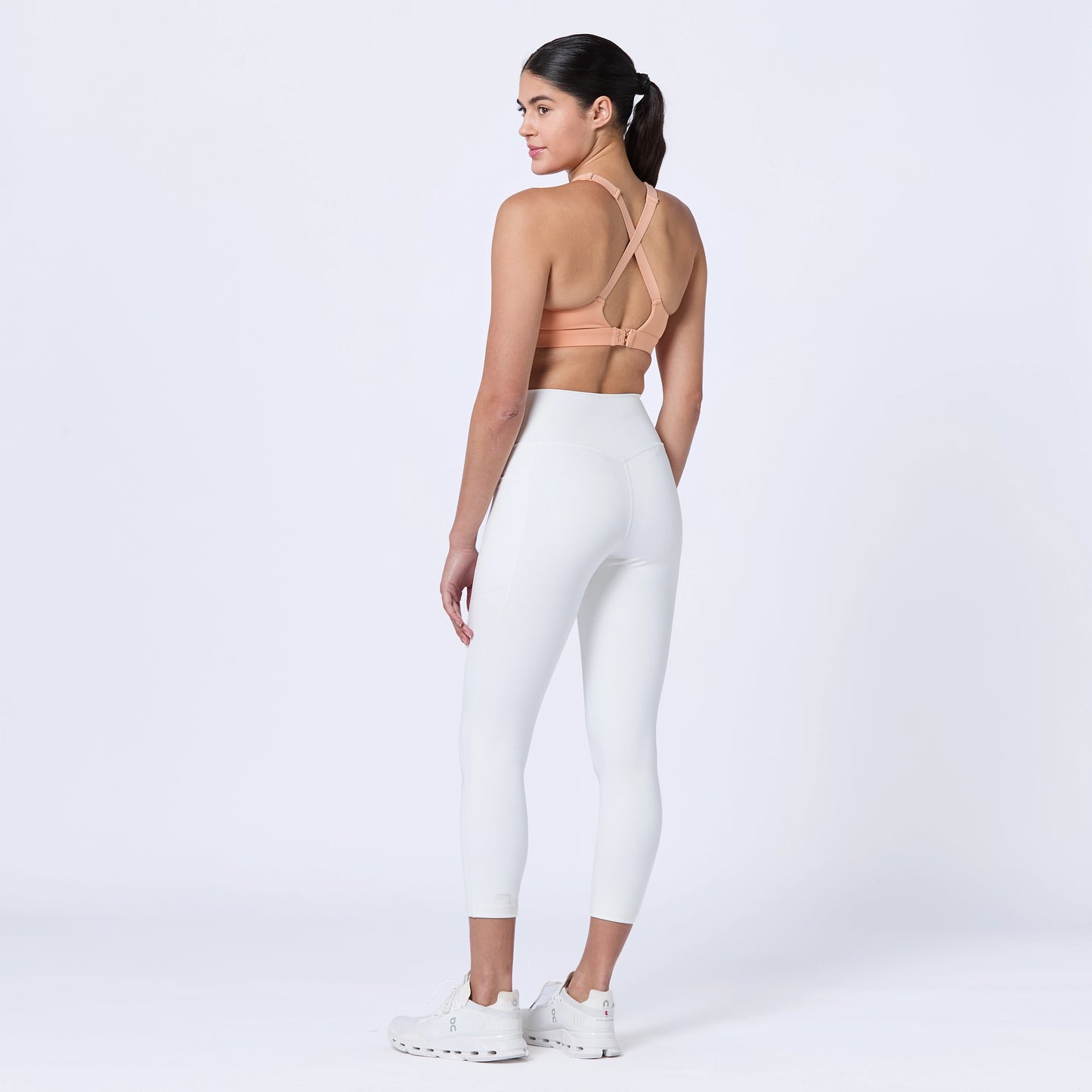 Essential Cross Back Adjustable Bra - Maple Sugar