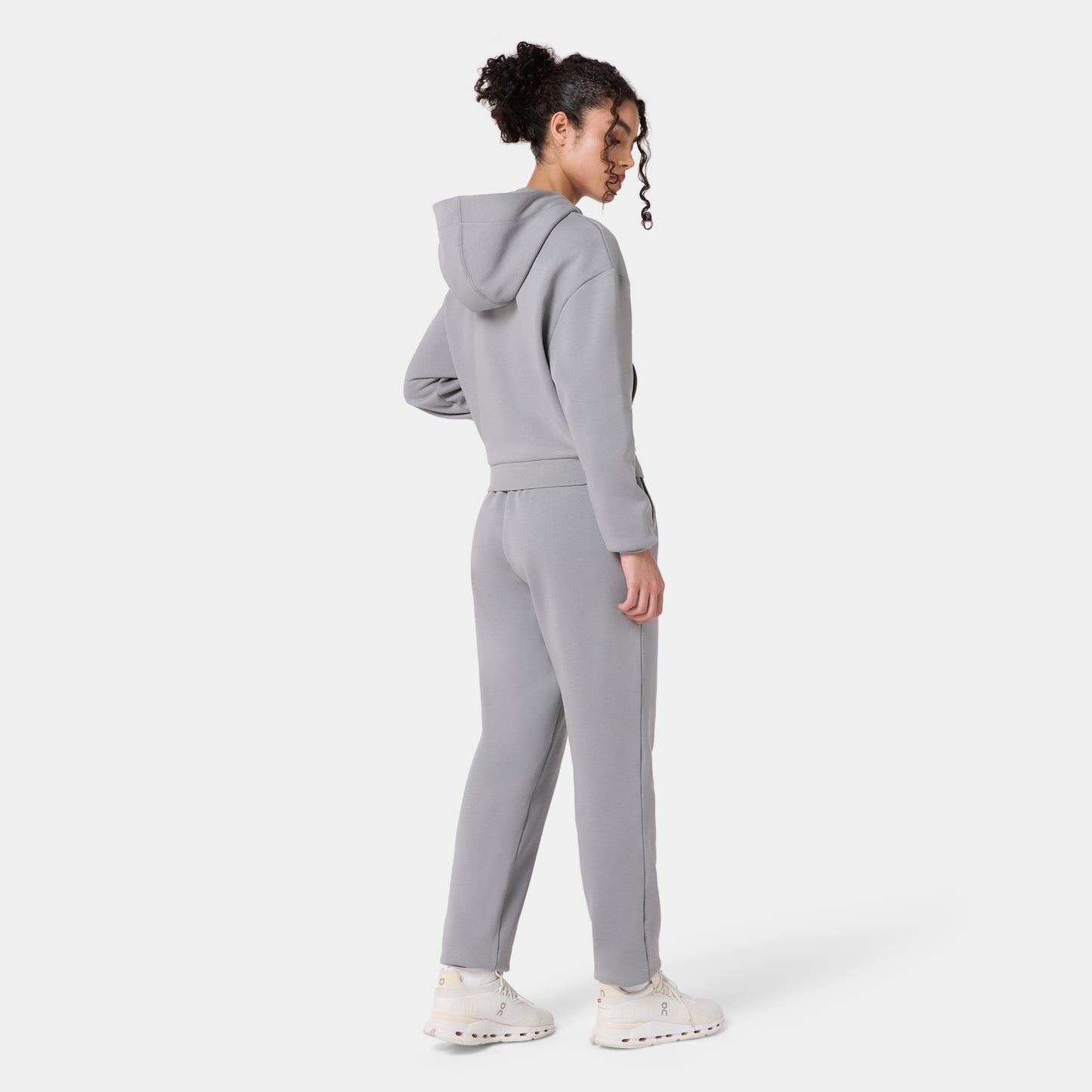 هودي أوثنتيك فضفاض ومرتفع - رمادي فحمي