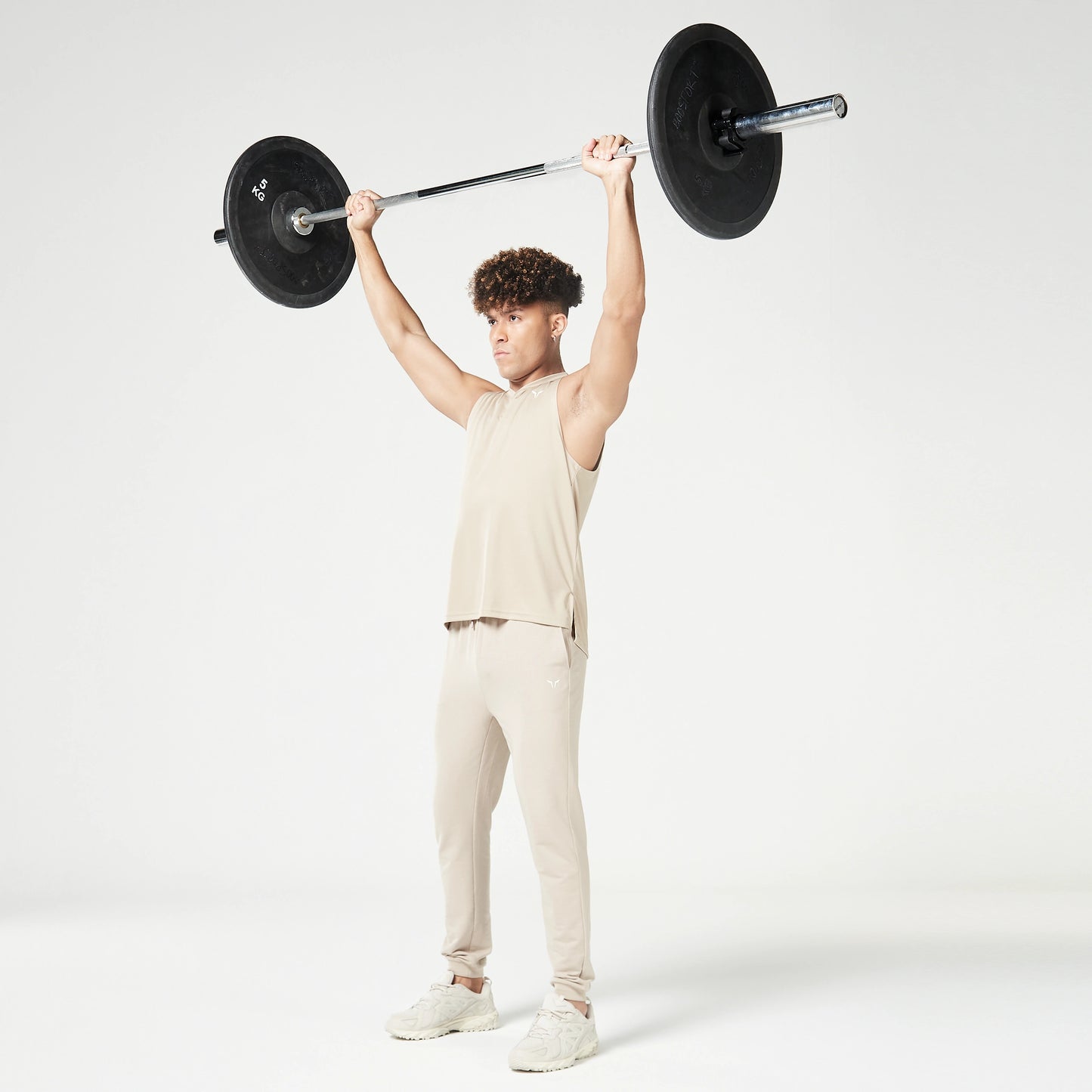 Essential V-Neck Tank - Cobblestone