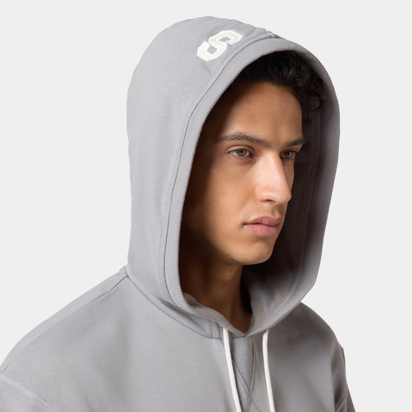 Authentic Sweat Short Sleeved Hoodie - Mid Grey