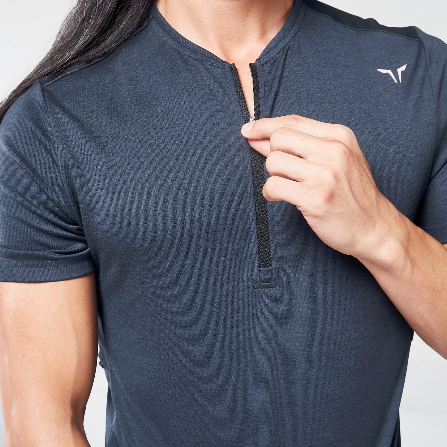 Code Zipped Urban T-shirt - Blue Nights