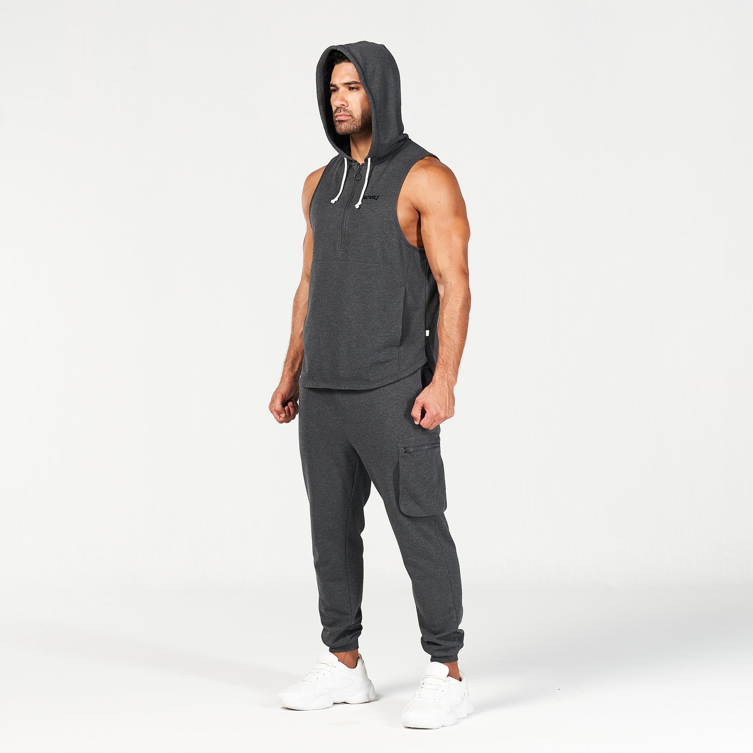 squatwolf-gym-wear-golden-era-new-school-hooded-tank-black-marl-workout-tank-tops-for-men