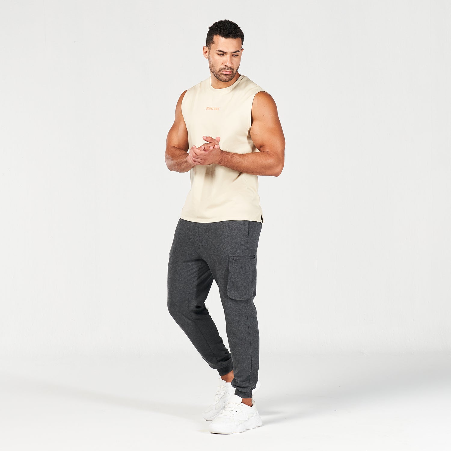 squatwolf-gym-wear-golden-era-young-retro-tank-brown-rice-workout-tank-tops-for-men