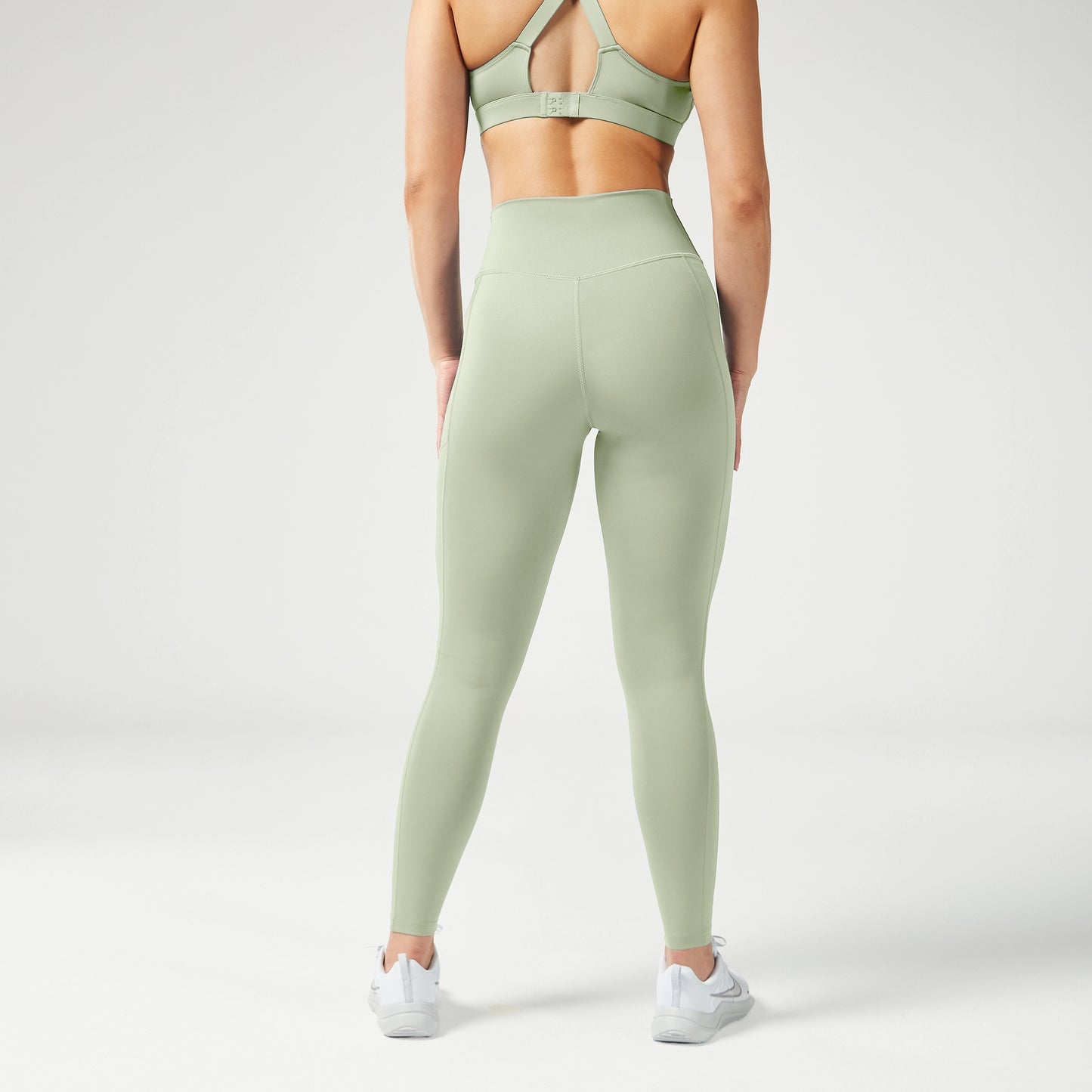 Essential High Waisted Leggings 27" - Desert Sage