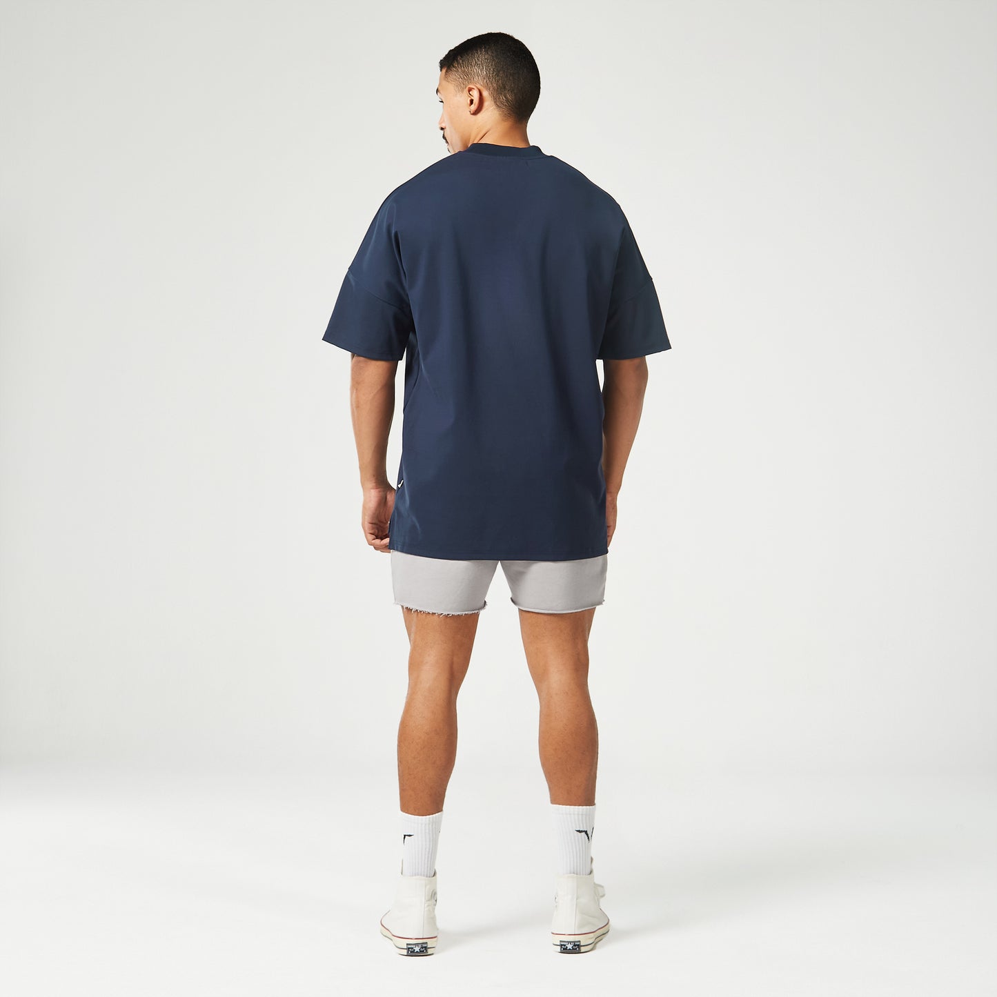 Golden Era Authentic Oversized T-shirt Navy Logo Edition - Navy