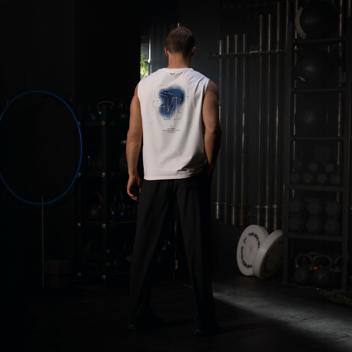Motion Graphic Tank - Pearl White