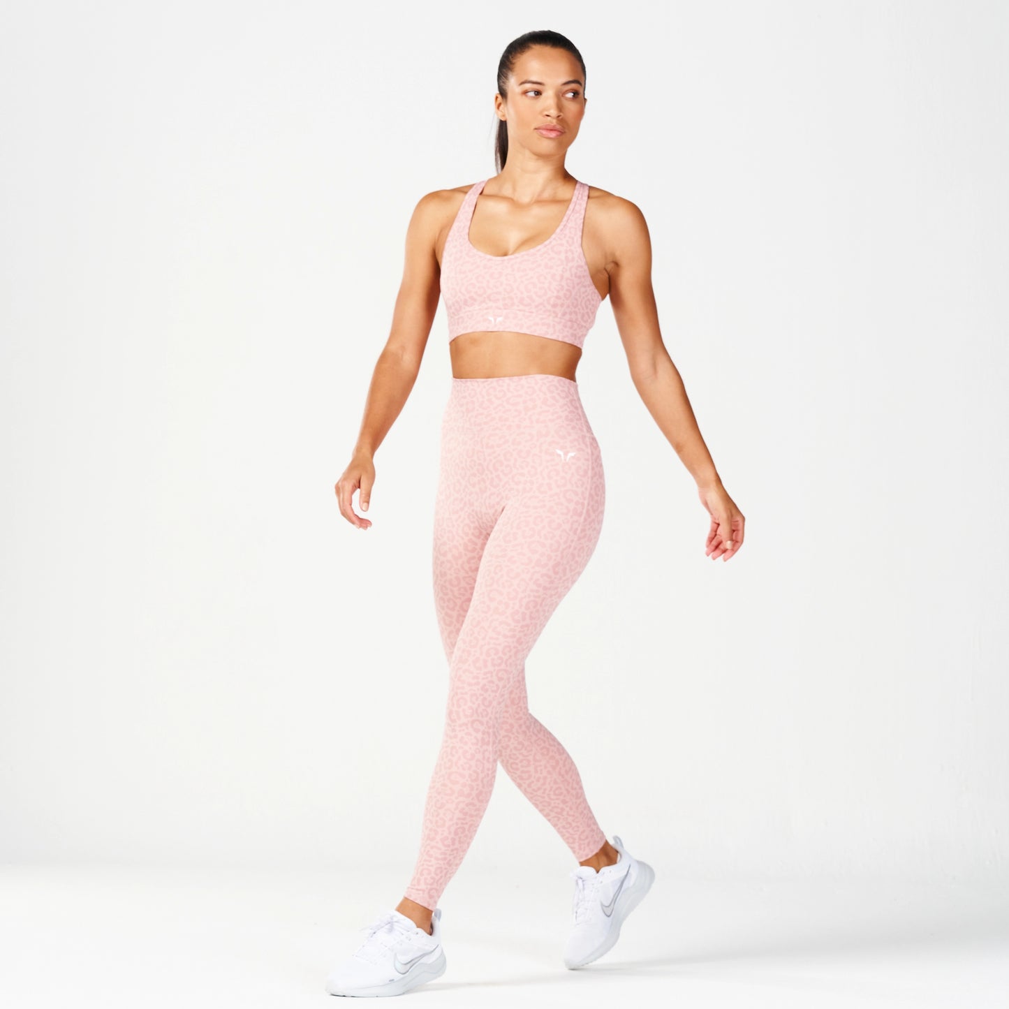 Core Elevate Bra - Pale Mauve Print