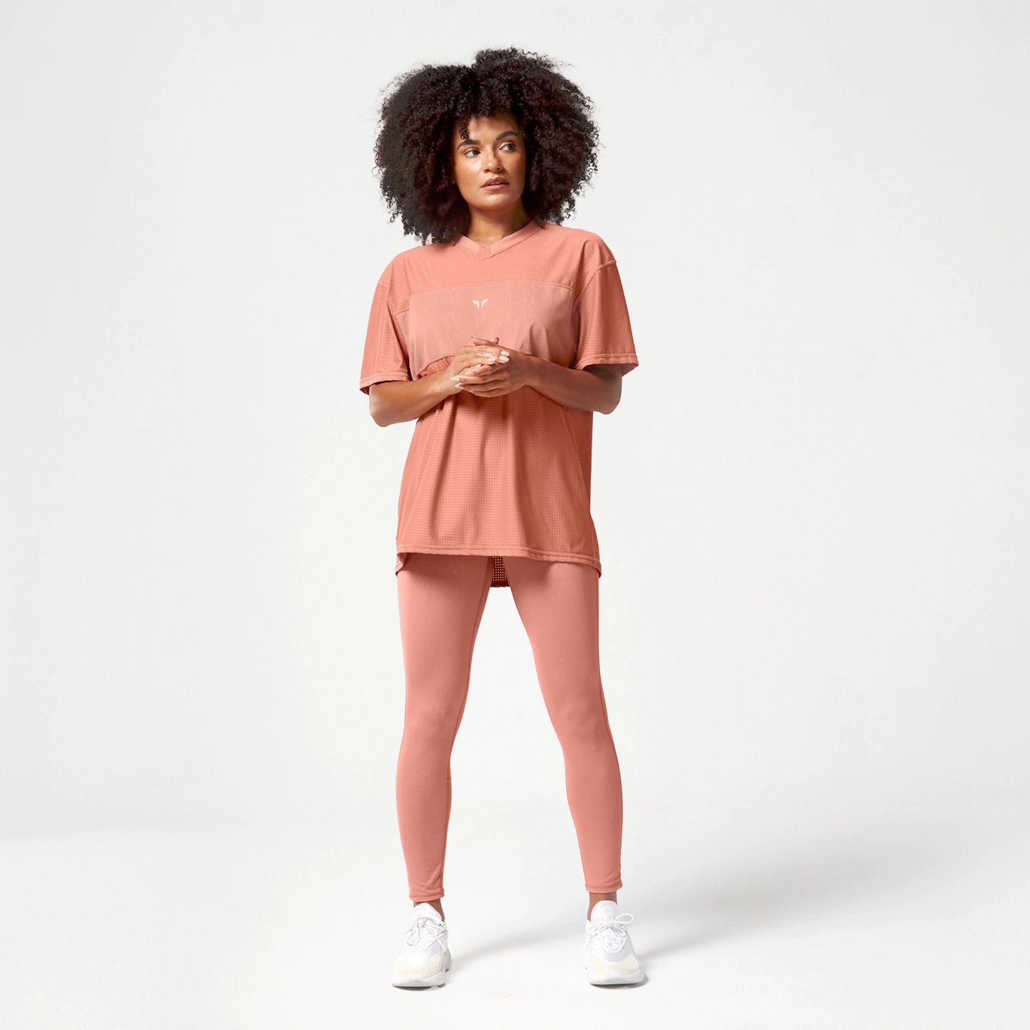 squatwolf-workout-clothes-mesh-reversible-tee-light-mahogany-gym-t-shirts-for-women