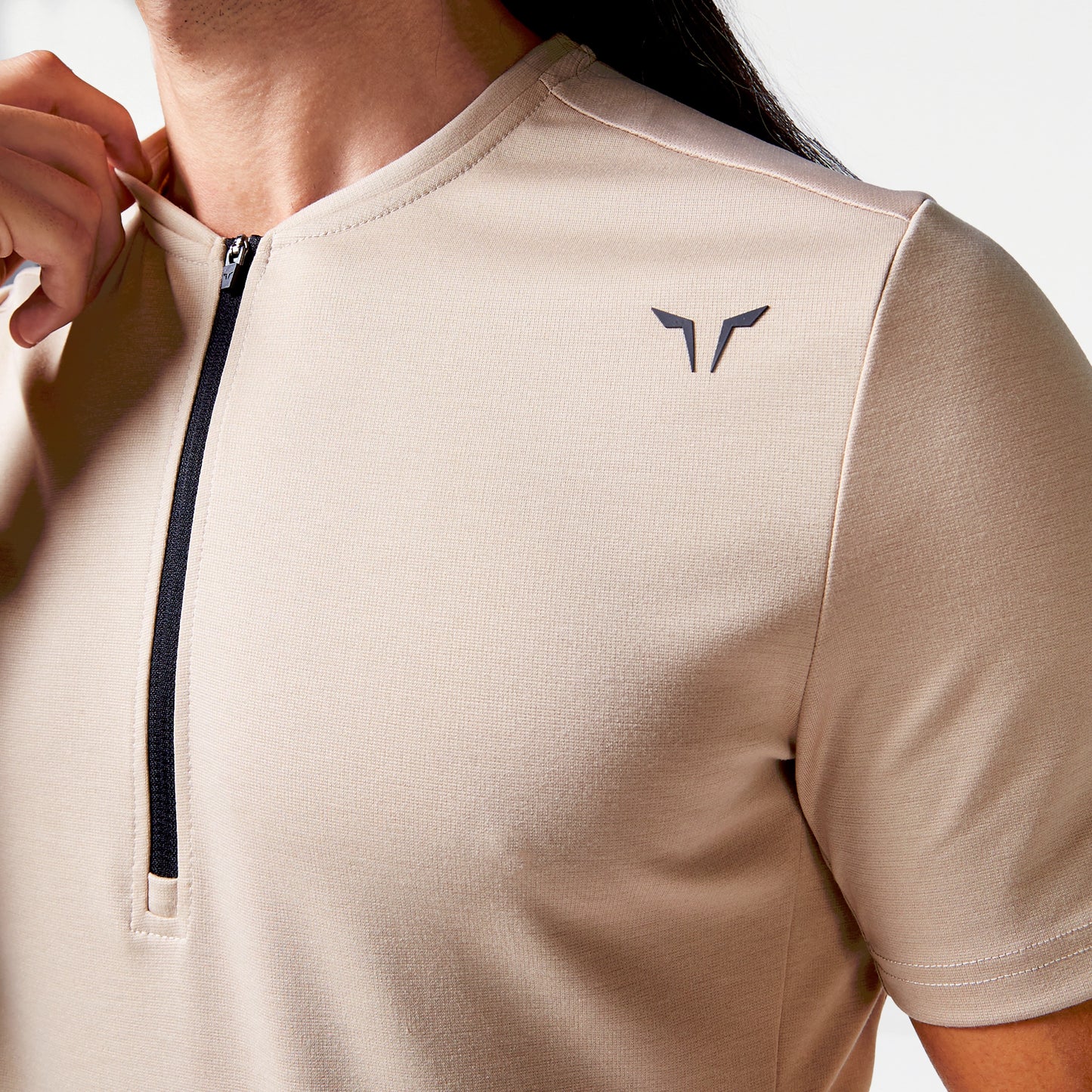 Code Zipped Urban T-shirt - Cobblestone
