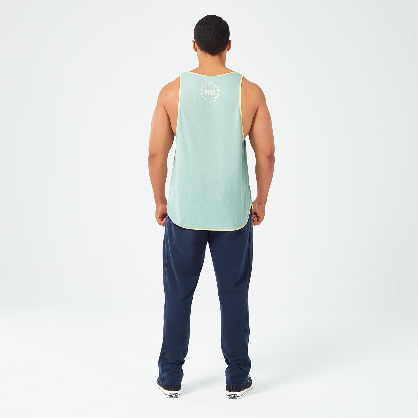 Golden Era Authentic Waffle Tank - Aqua Foam