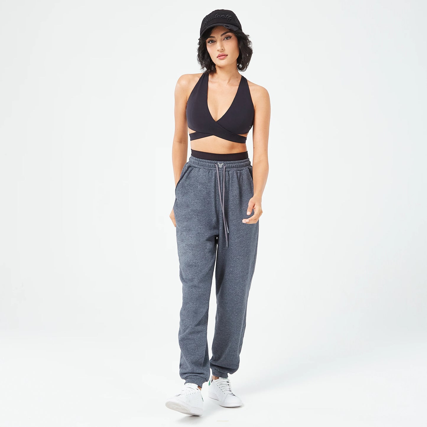 Retrograde Plush Joggers - Black Marl