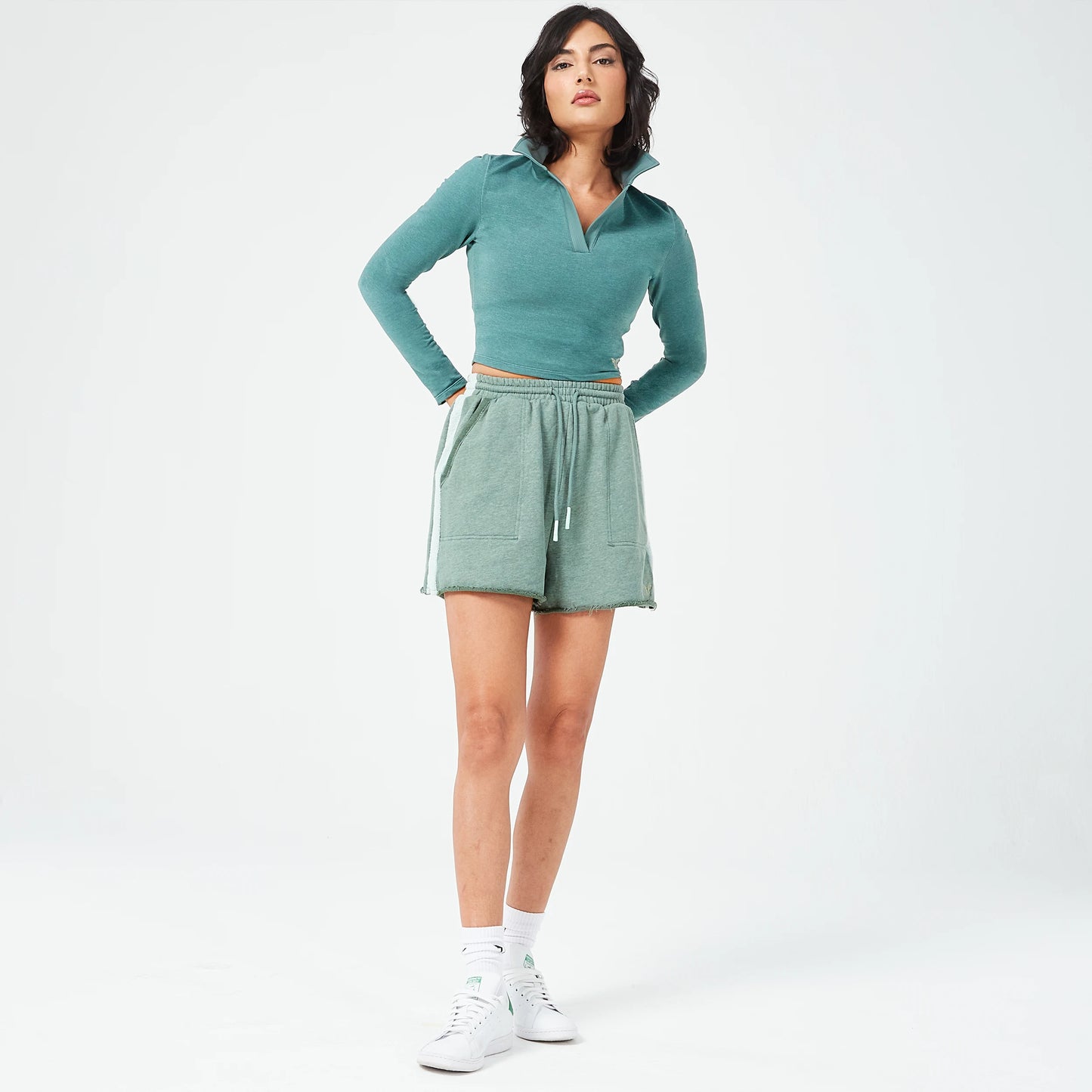Retrograde Plush 3" Shorts - Dark Forest Marl
